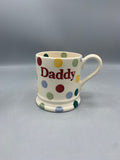 1/2 Pint Mug Polka Dot Daddy
