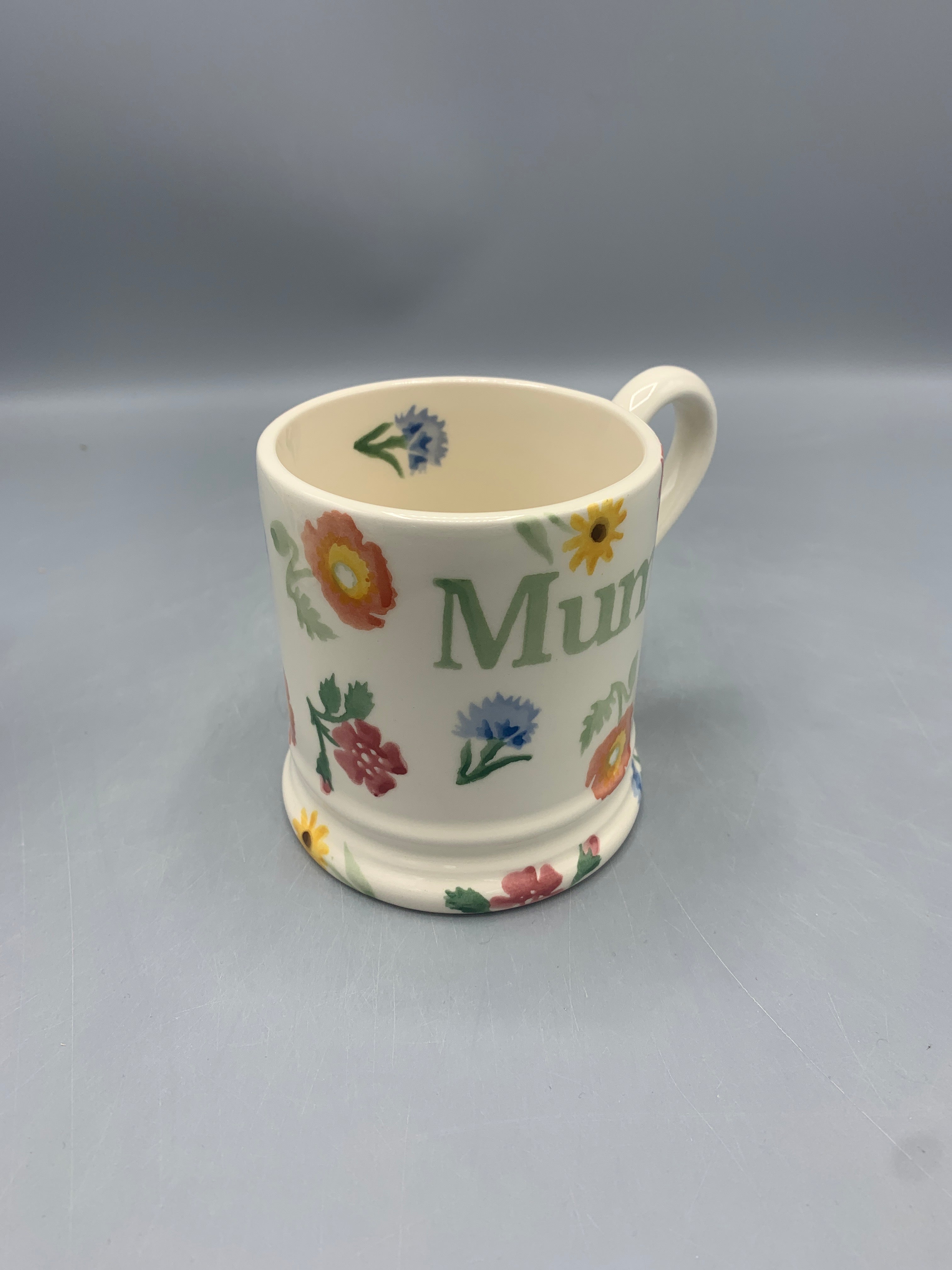 1/2 Pint Mug Poppies & Pinks MUM