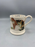 1/2 Pint Mug Cats All Over