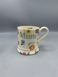 1/2 Pint Mug Poppies & Pinks MUM