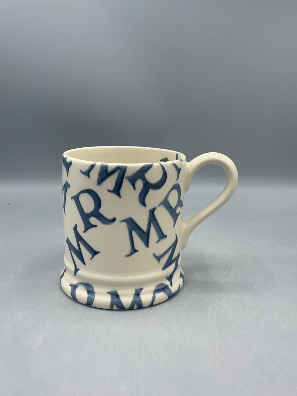 1/2 Pint Mug M.R Blue