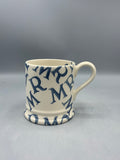 1/2 Pint Mug M.R Blue