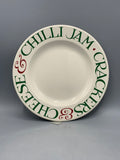 6 1/2 Inch Plate Christmas Toast & Marmalade Crackers