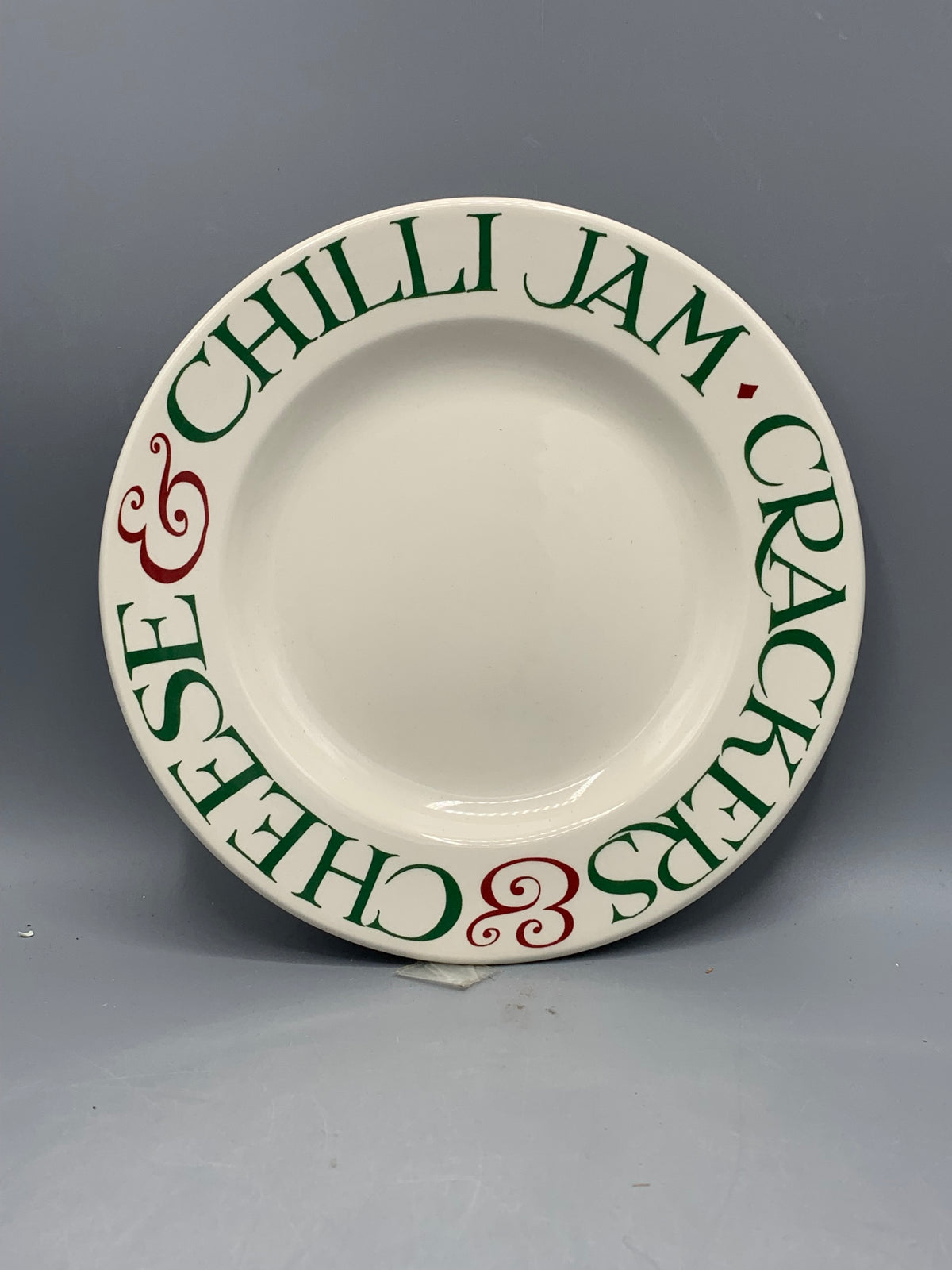 6 1/2 Inch Plate Christmas Toast & Marmalade Crackers