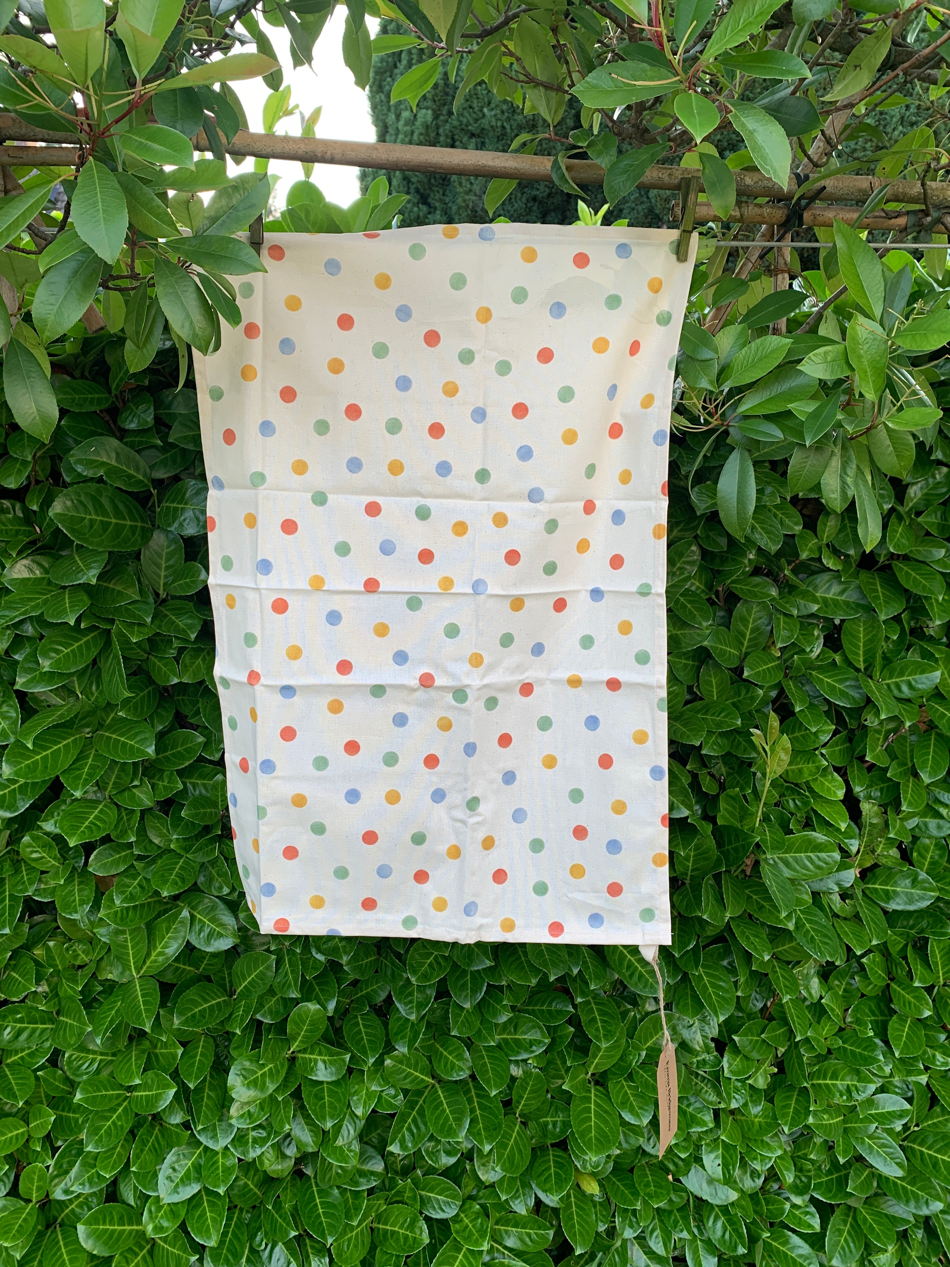 Tea Towel Summer Polka Dot