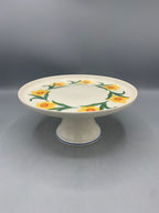Small Cake Stand Windblown Daffodils