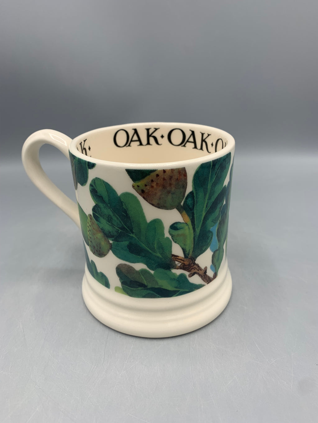 1/2 Pint Mug Trees &amp; Leaves Damson