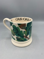 1/2 Pint Mug Trees &amp; Leaves Damson