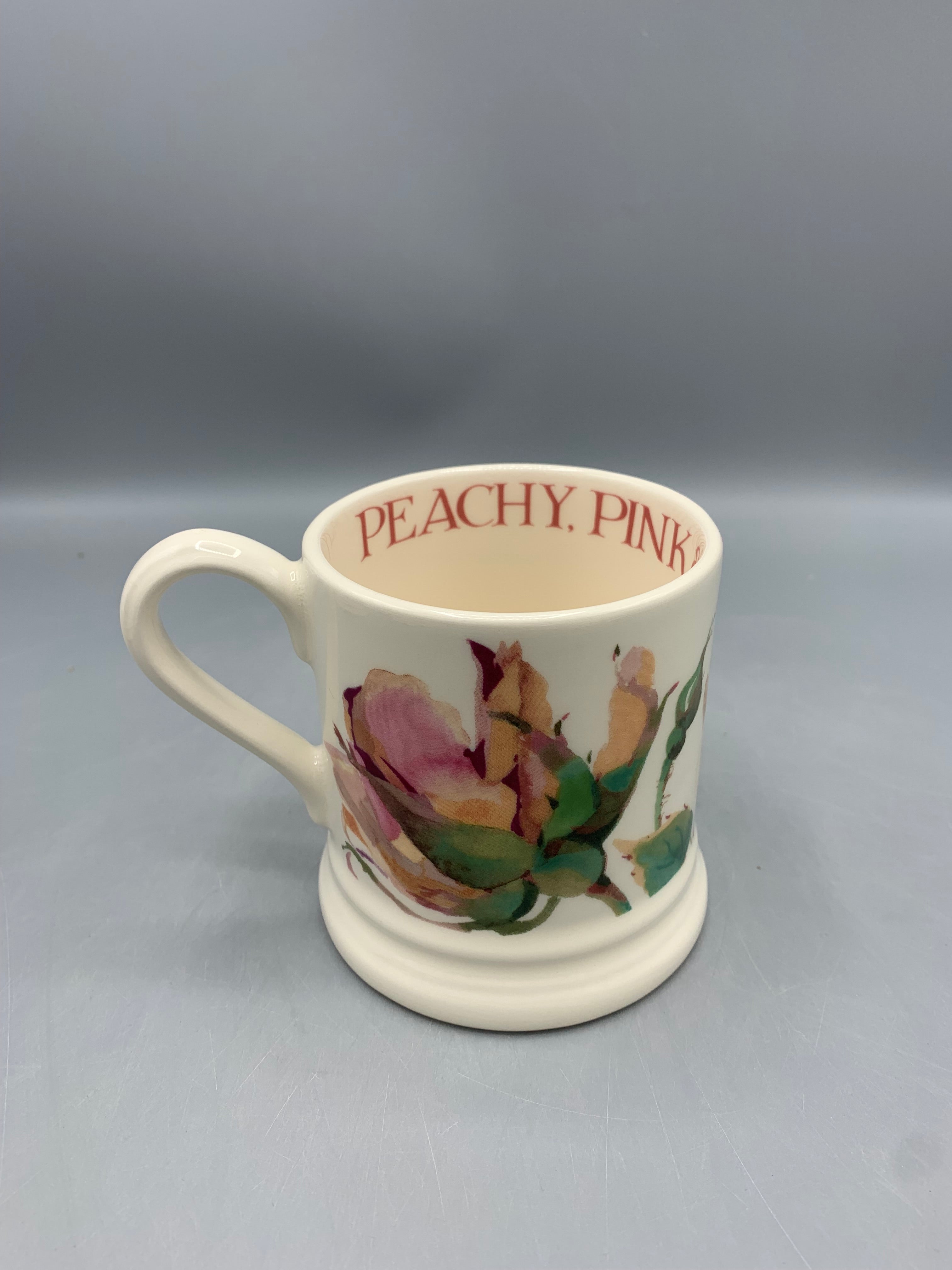 1/2 Pint Mug Peachy Pink