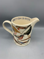 Large Straight Jug British Birds