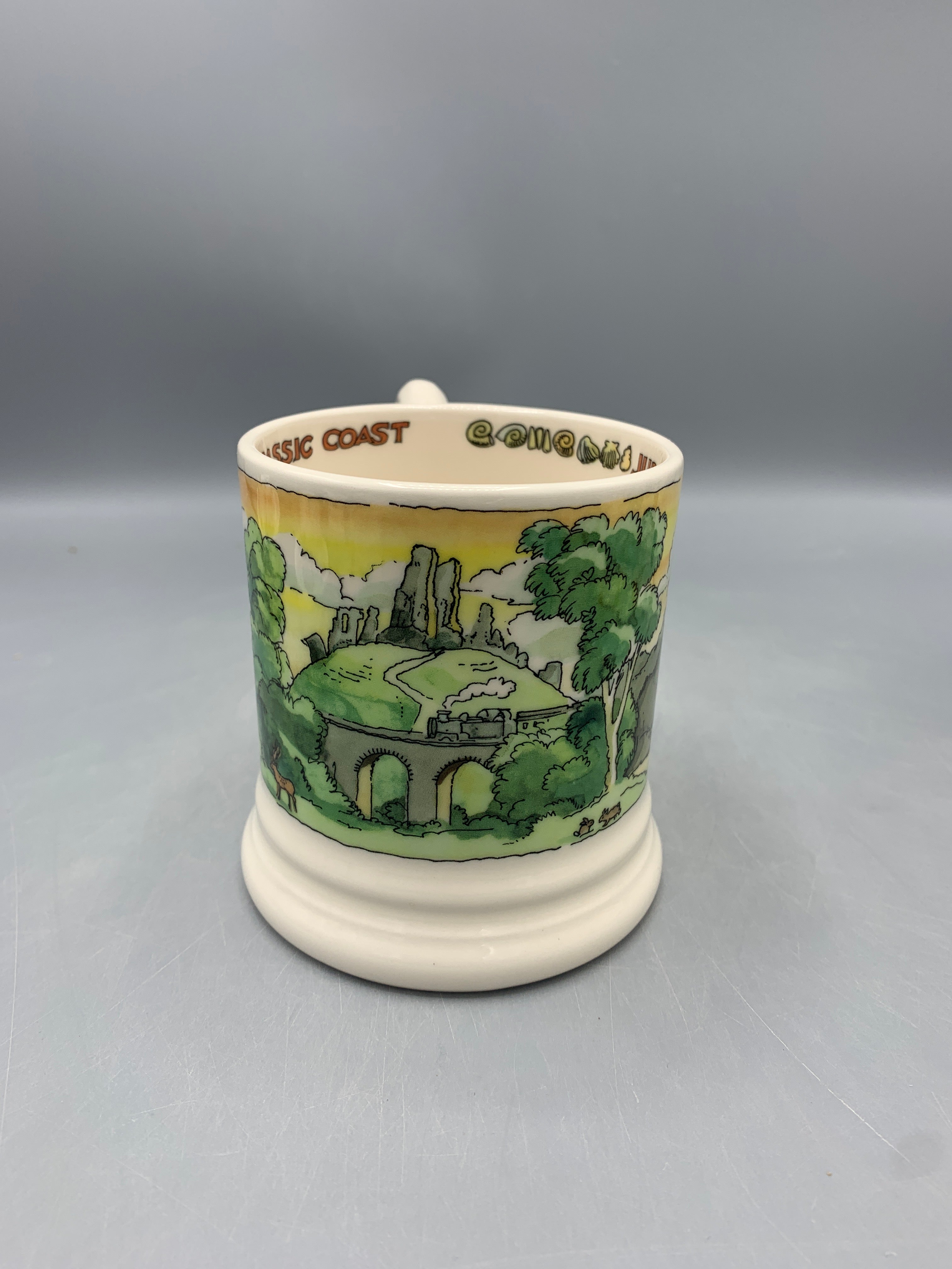 1/2 Pint Mug Jurassic Coastline B Keus