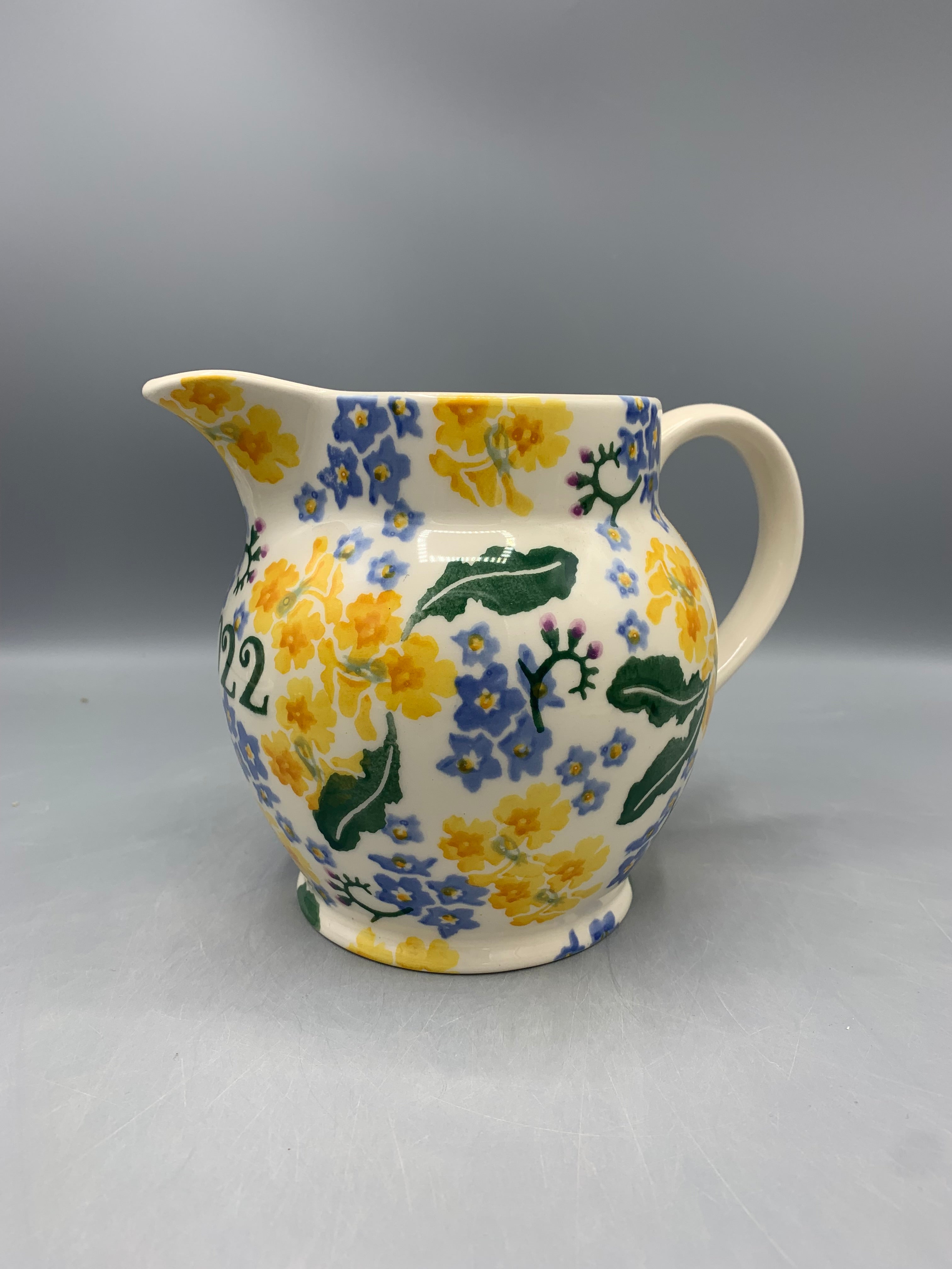 1 1/2 pint jug Forget Me Not & Primrose Year Jug 2022