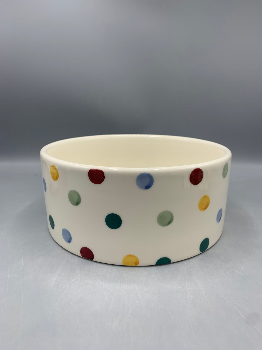 Large Pet Bowl Polka Dot