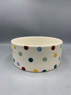 Large Pet Bowl Polka Dot