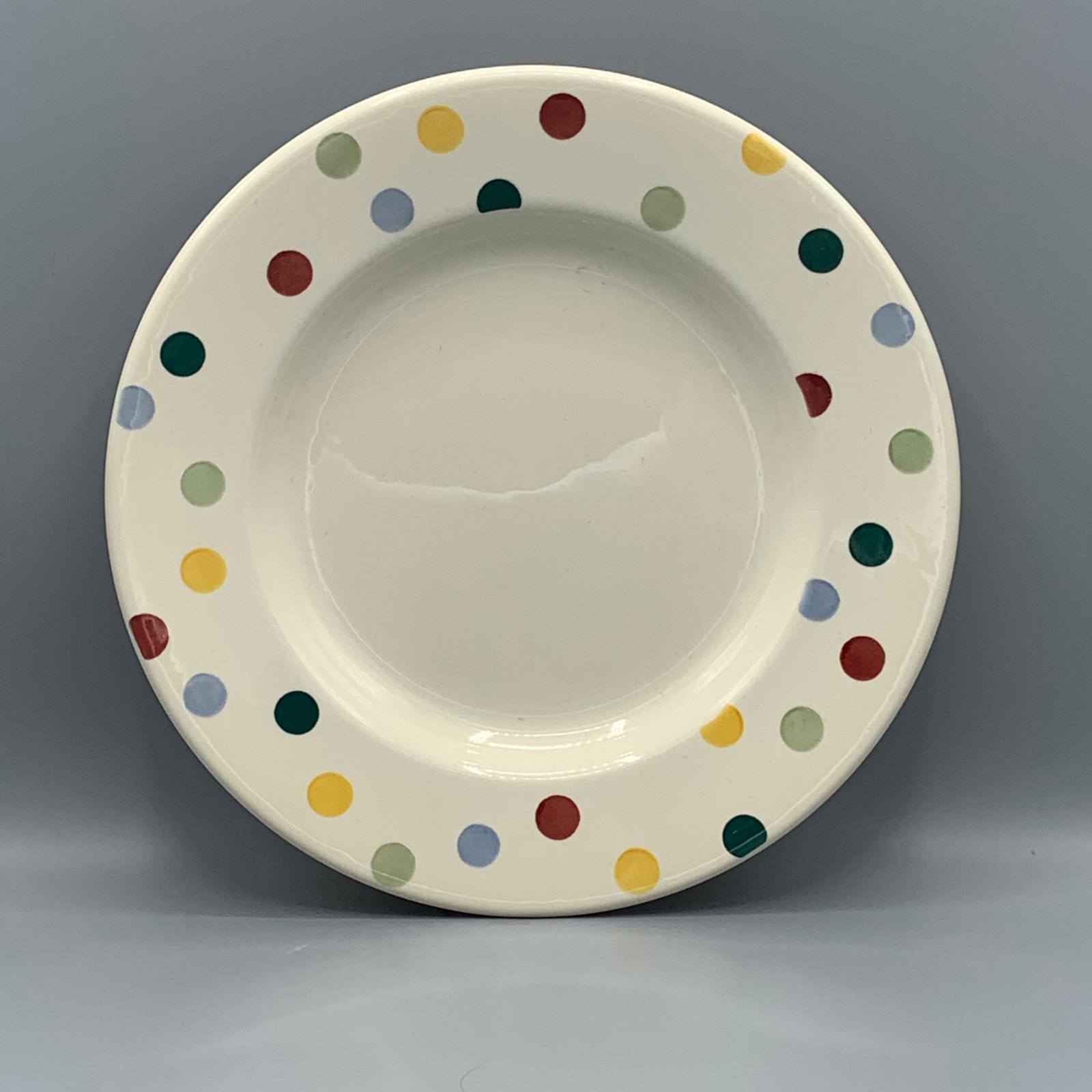 10 1/2 Inch Plate Polka Dot