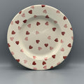 10 1/2 Inch Plate Pink Hearts