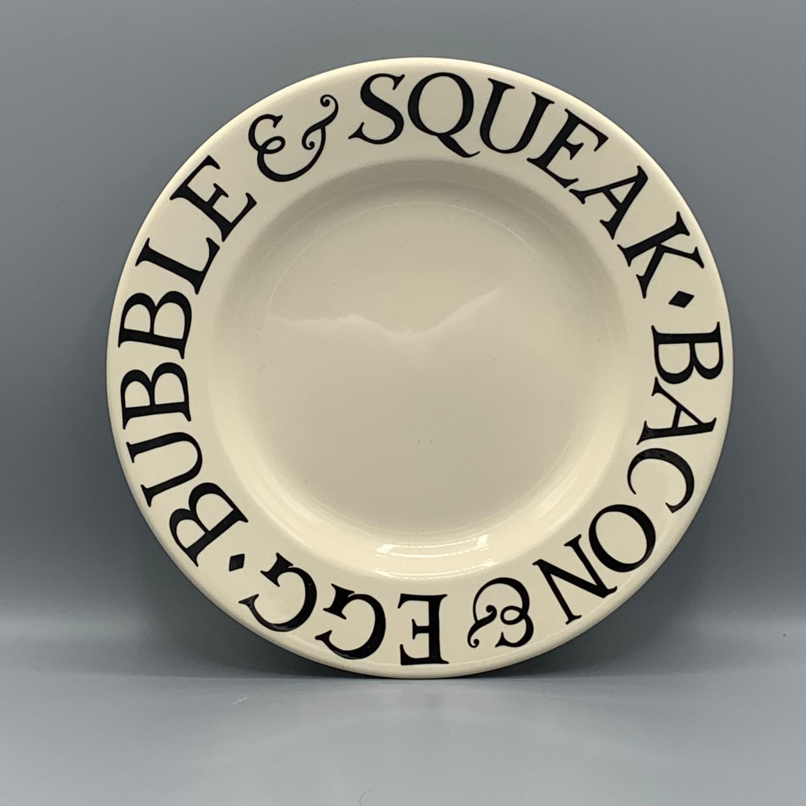 10 1/2 Inch Plate Black Toast B Choice