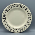 8 1/2 Inch Plate Black Toast