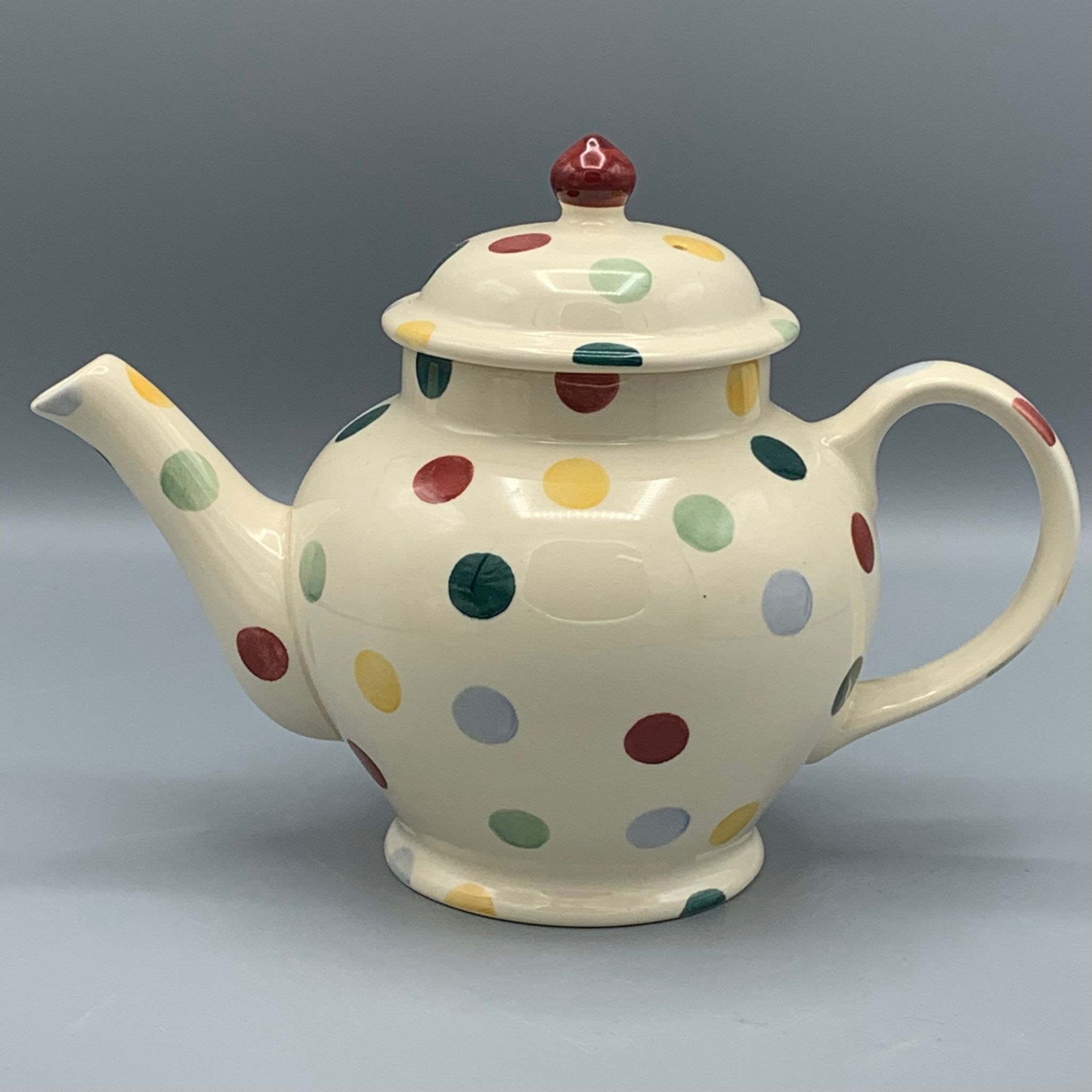 3 Mug Teapot Polka Dot