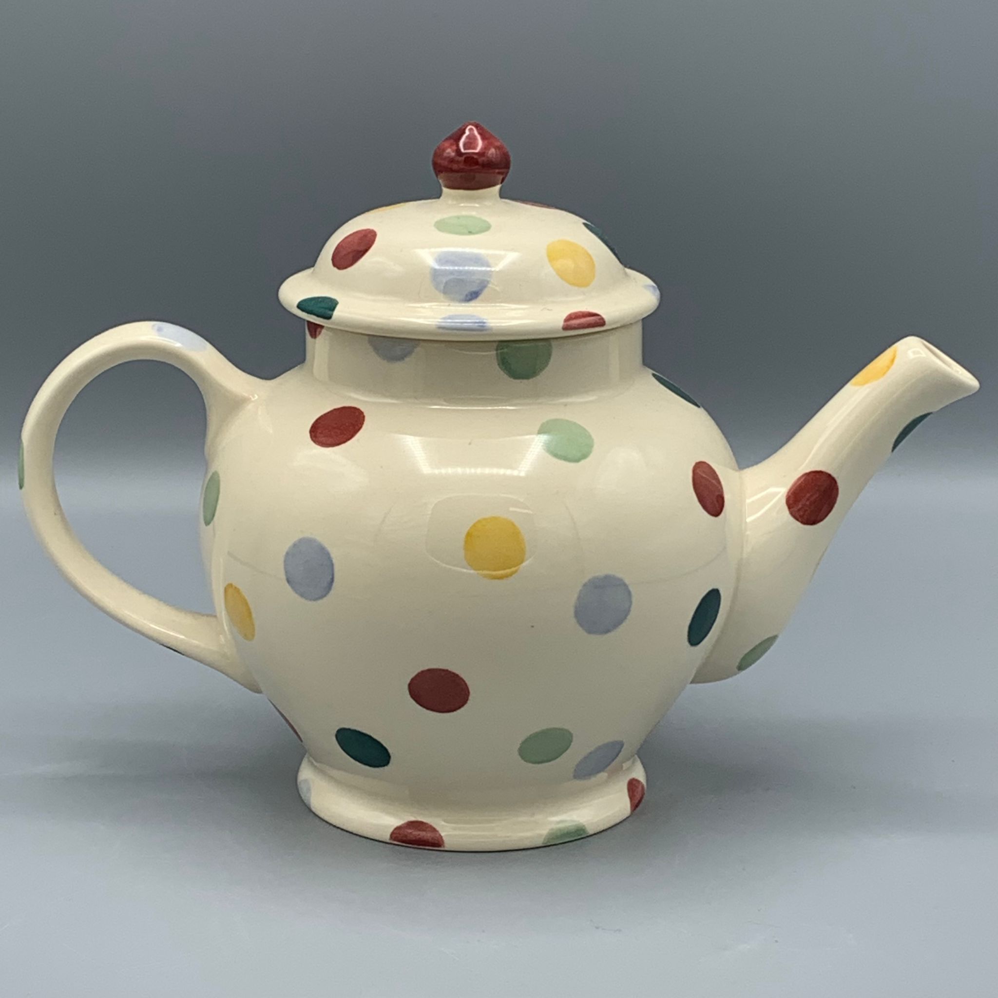 3 Mug Teapot Polka Dot
