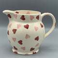 1 1/2 pint jug Pink Hearts