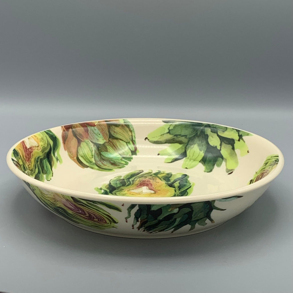 Medium Pasta Bowl Vegetable Garden Artichoke
