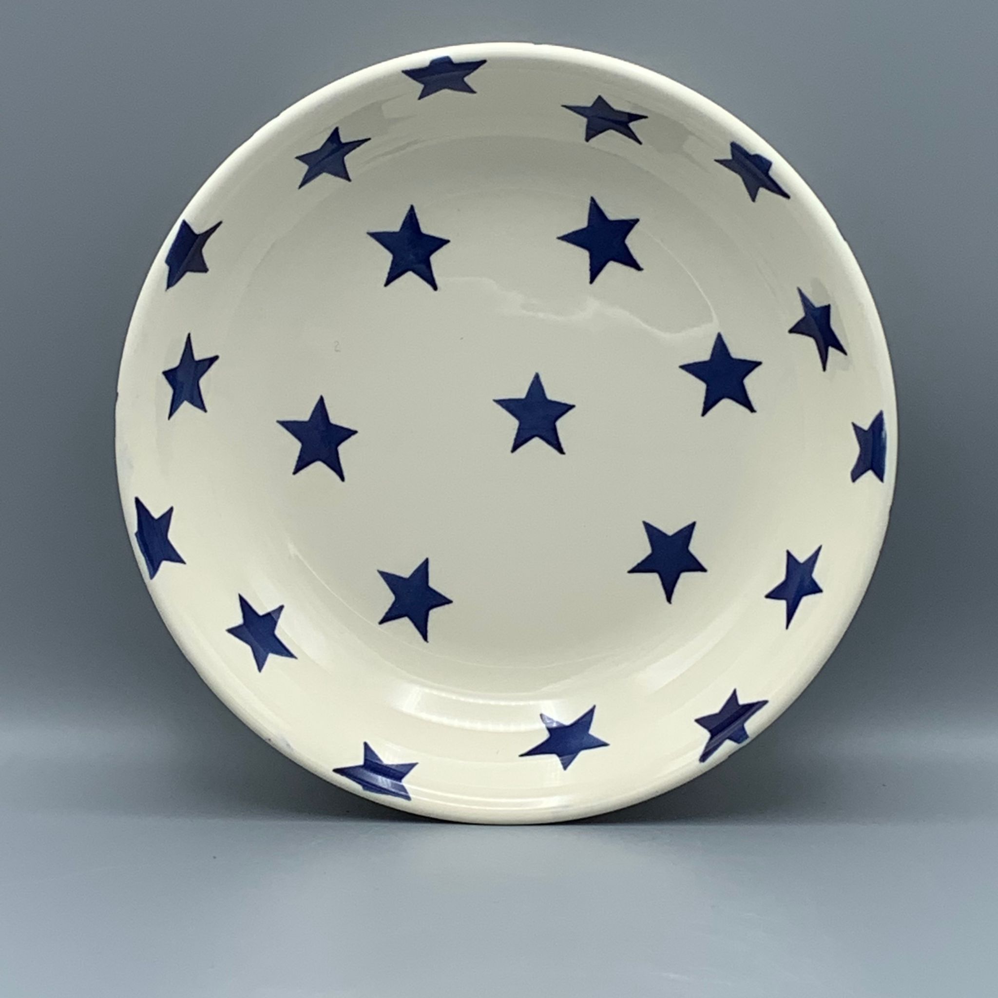 Medium Pasta Bowl Blue Star