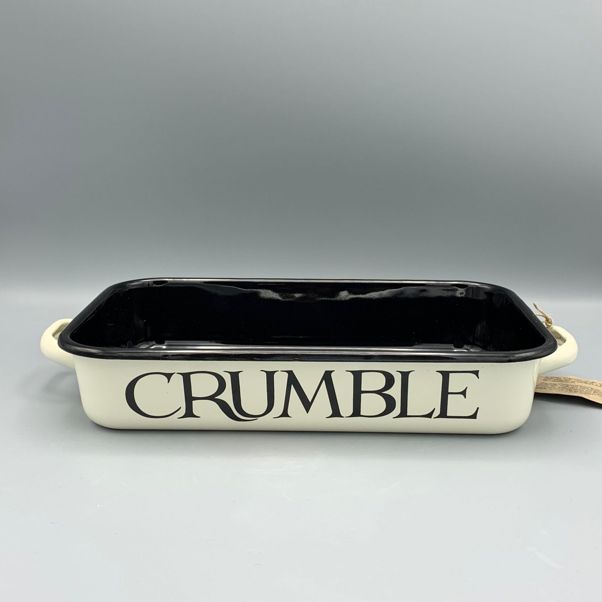 Emaillierte Bratform 38 cm Schwarz Toast