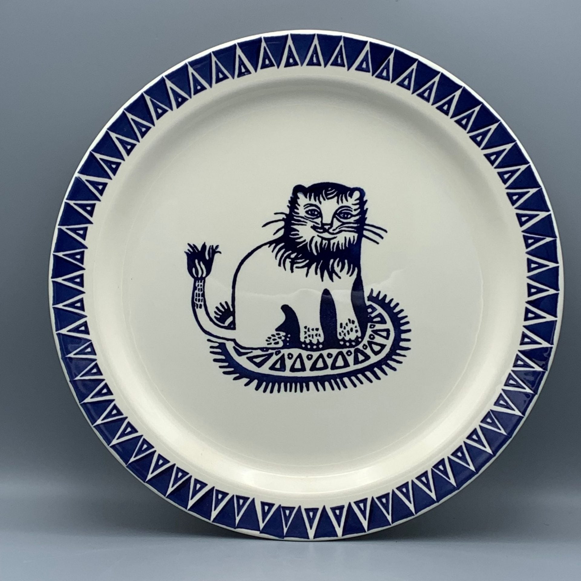 Serving Plate Lions