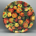 Round Birch Tray Apples