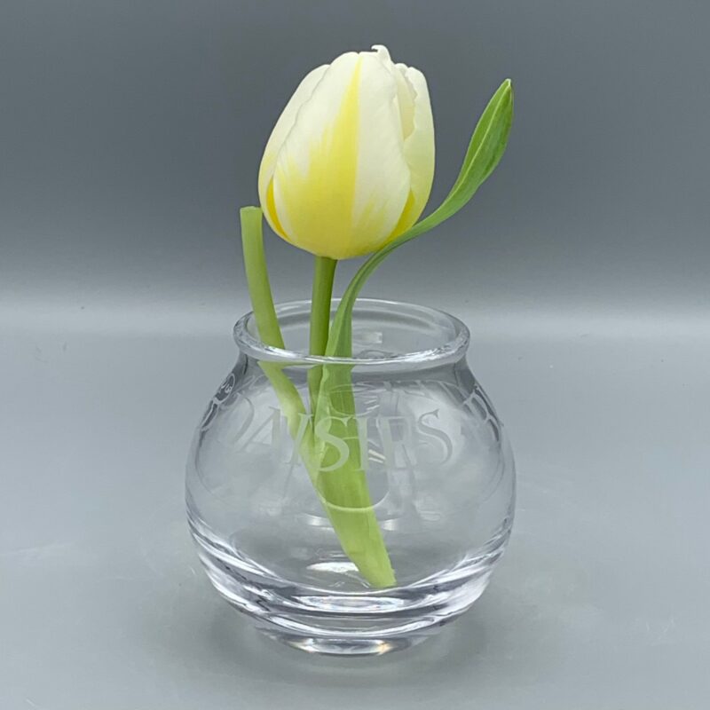 Little Glass Goldfish Bowl Black Toast