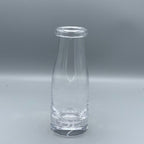 Medium Milk Bottle Glass Black Toast