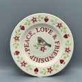 8 1/2 Inch Plate Lovebirds