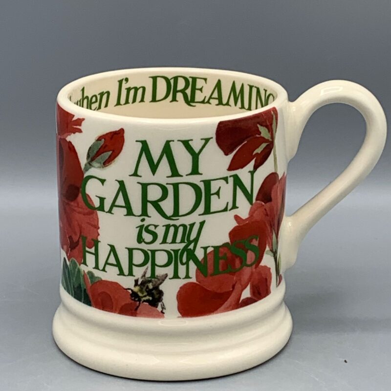 1/2 Pint Mug My Garden Is My Happiness