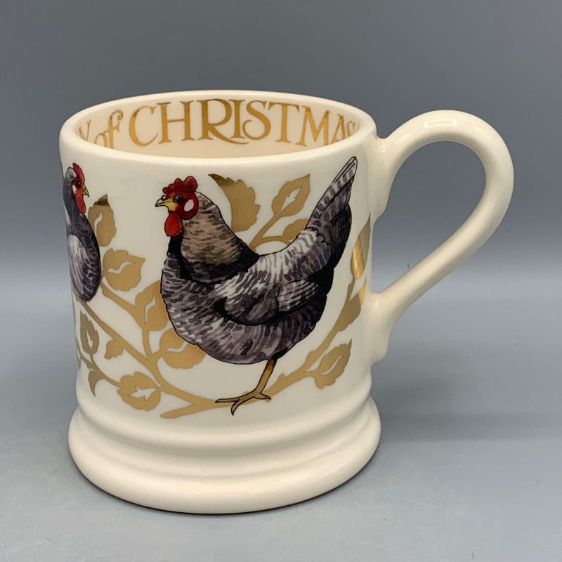 1/2 Pint Mug Three French Hens