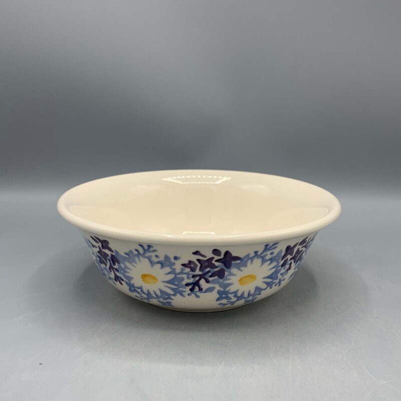 Cereal Bowl Blue Daisy Fields