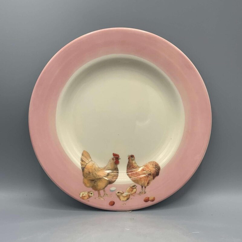 8 1/2 Inch Plate Chickens &amp; Chicks