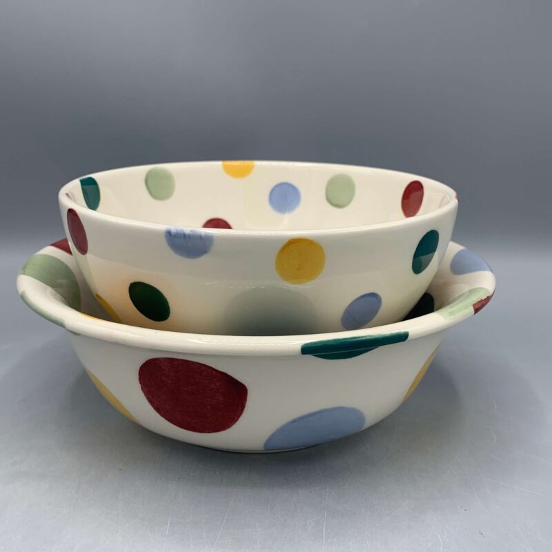 Cereal Bowl Big Polka Dots
