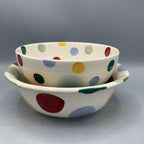 Cereal Bowl Big Polka Dots
