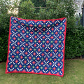 Quilted Throw 200 x 200cm Mistletoe