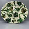 Medium Oval platter Artichoke