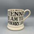 1/2 Pint Mug Black Toast Cream Tea