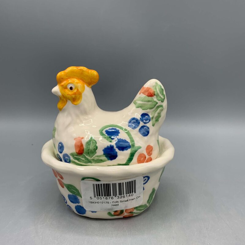 Small Hen on Nest Folk