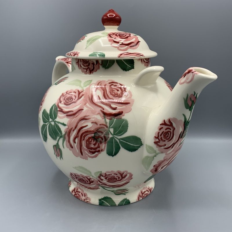 Gallon Teapot Pink Roses