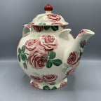 Gallon Teapot Pink Roses