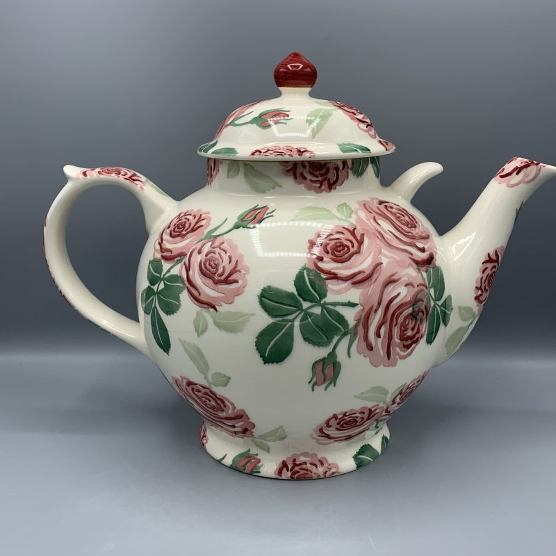 Gallon Teapot Pink Roses