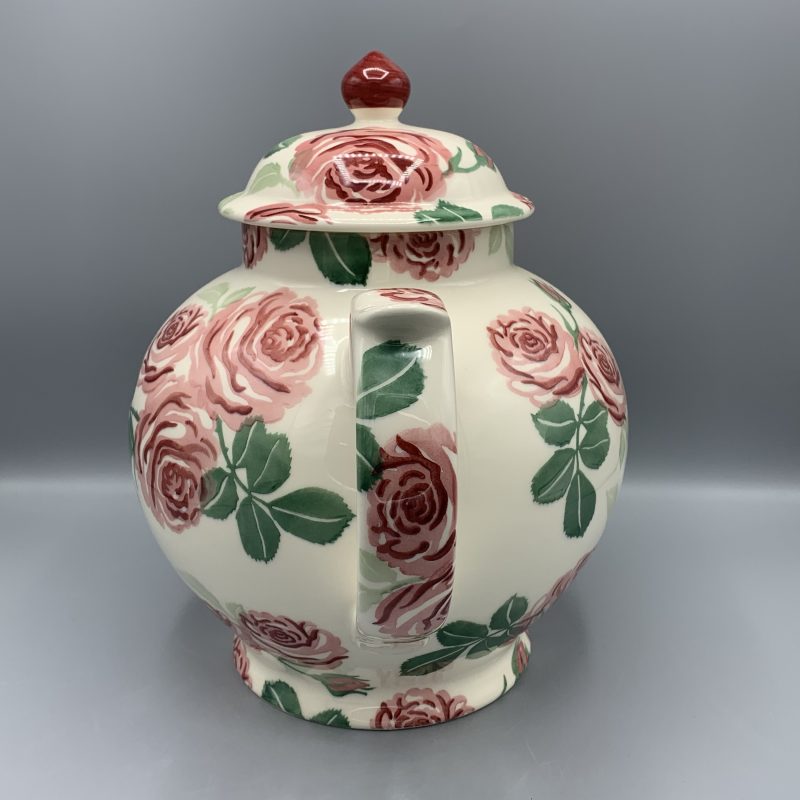 Gallon Teapot Pink Roses