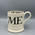 1/2 Pint Mug Black Toast Me