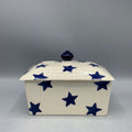 Small Butterdish Blue Star
