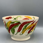 Medium old bowl Chillies